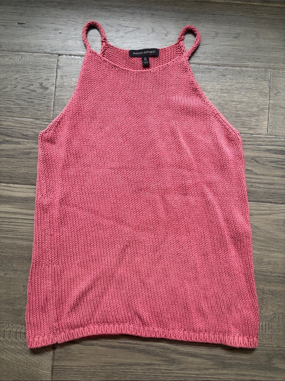 Banana Republic | Organic Cotton Knit Sweater Tank Red Clay Size XS